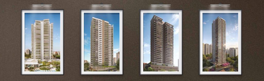 Galeria Eztec & Lindenberg: key visual da campanha